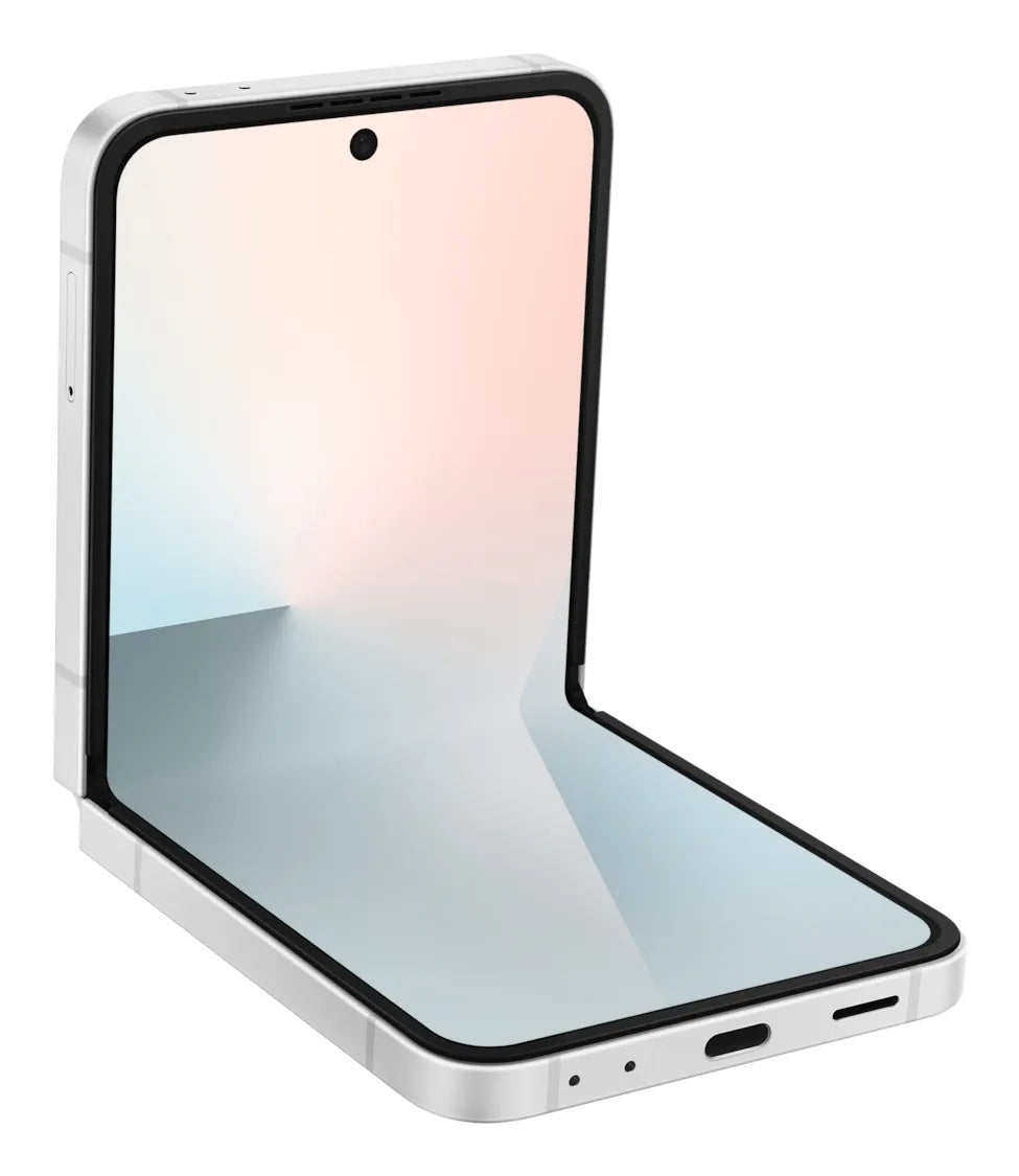 Samsung Galaxy Z Flip7 FE -mobiilipuhelin, 128GB, 8GB, Valkoinen SM-F761BZWGEUB