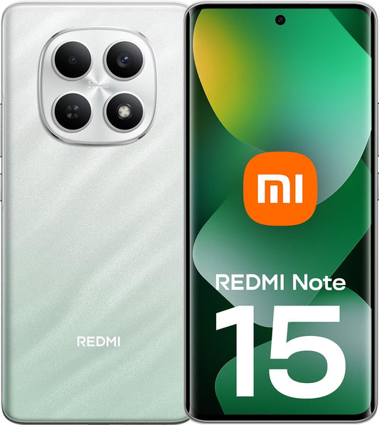 Xiaomi Redmi Note 15 4G -mobiilipuhelin, 128GB, 6GB, Forest Green MZB0MP8EU