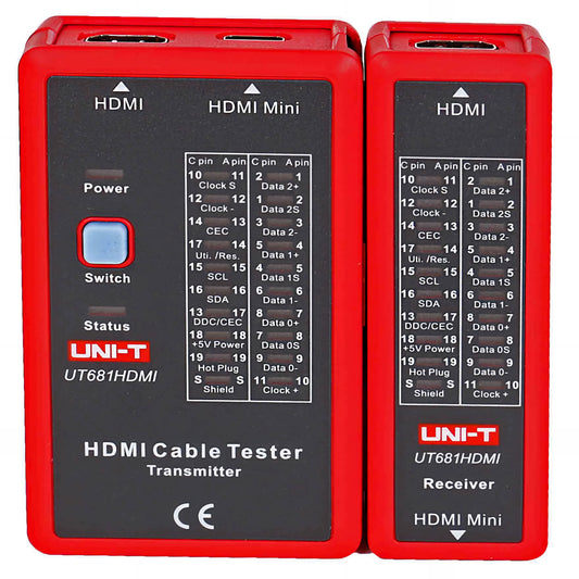 HDMI-kaapelin testaaja UNI-T UT681HDMI