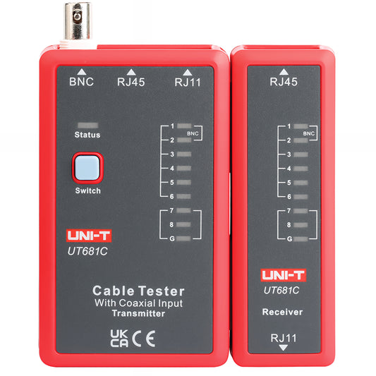 UTP / BNC -kaapelintesteri UNI-T UT681C
