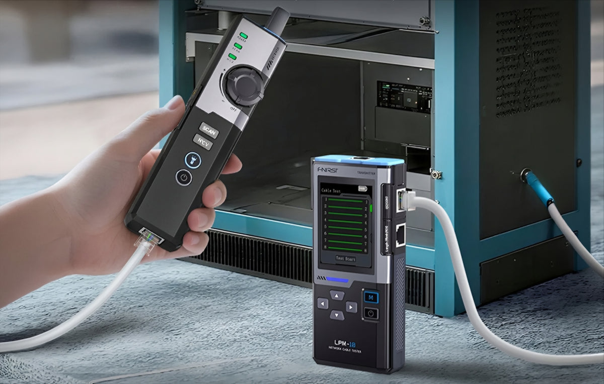 UTP Network Cable Tester Fnirsi LPM-10A, Black