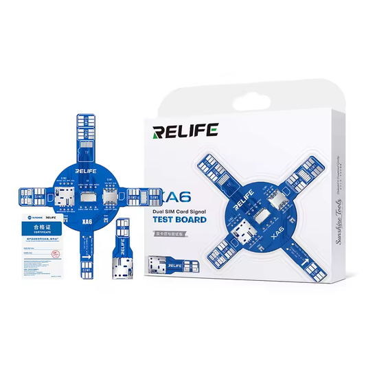 Relife XA6 Dual -testilaite SIM-kortille / muistikortille