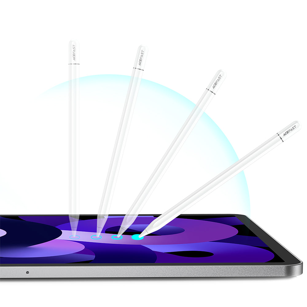 Touch Pen Acefast V3 iPadille, Aktiivinen Versio, Valkoinen