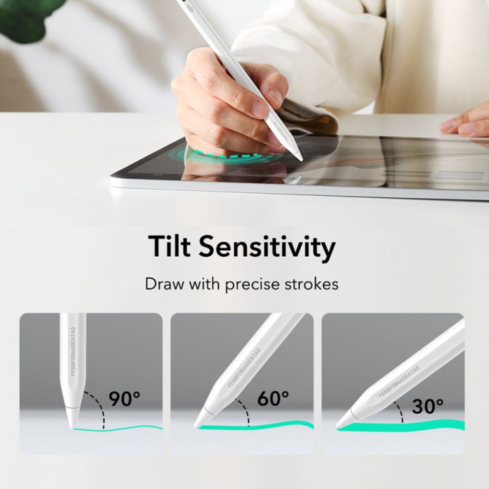 Touch Pen ESR Geo Apple iPadille, Aktiivinen Versio, Valkoinen
