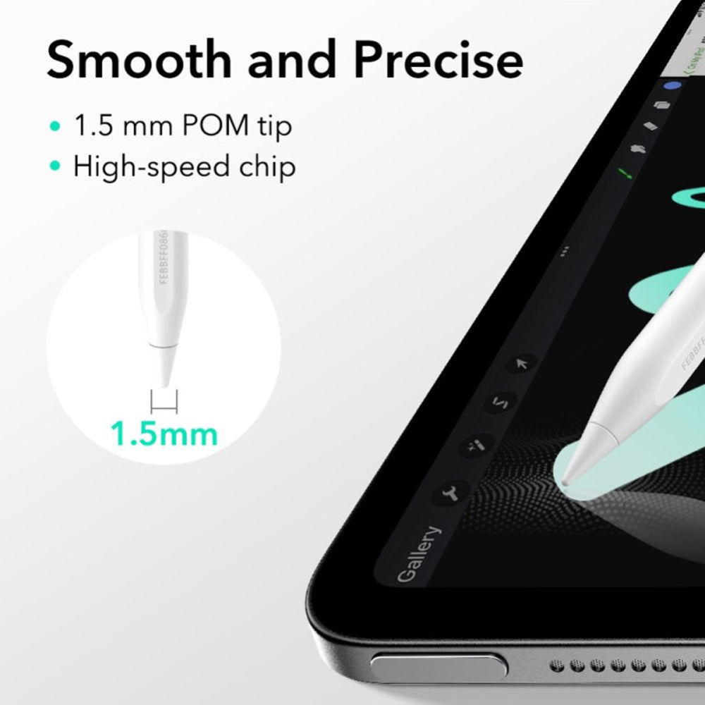 Touch Pen ESR Geo Apple iPadille, Aktiivinen Versio, Valkoinen
