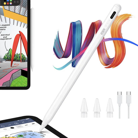 Touch Pen ESR Apple iPadille, Aktiivinen Versio, Valkoinen