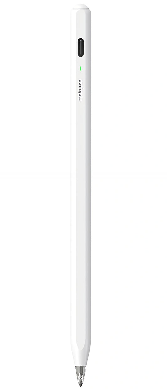 Touch Pen Metapen Air8 Pro Apple iPadille, Active-versio, Valkoinen ME-APP172