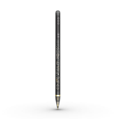 Touch Pen Techsuit C10 Pro Apple iPadille, Aktiivinen Versio, Läpinäkyvä Musta