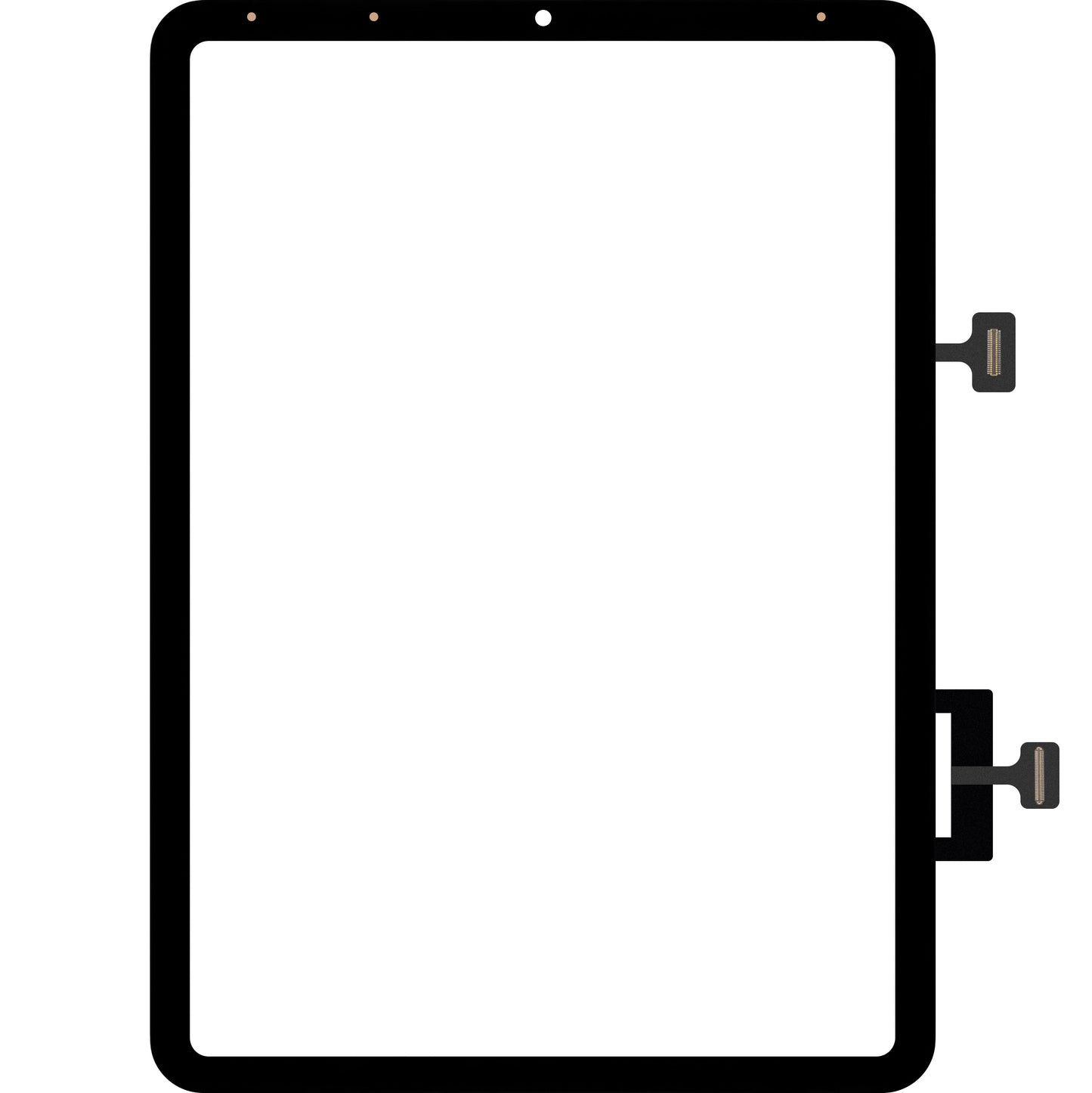 Touchscreen Forward Guard OCA Apple iPad Air (2020) - Musta