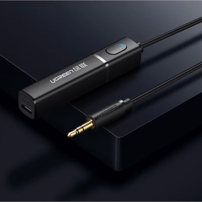 Bluetooth-lähetin UGREEN CM107, AUX, Musta