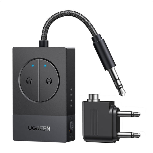 Bluetooth-lähetin UGREEN BT305 (65706), AUX, Musta