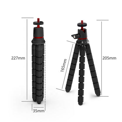 1/4 tuuman jalusta Techsuit JX-004, musta