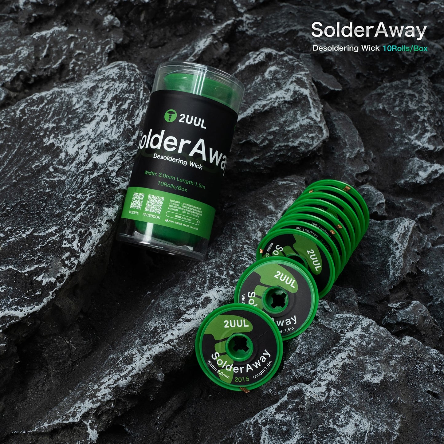 Tresa 2UUL DW15, 2 mm, 1,5 m, 10 kappaleen setti