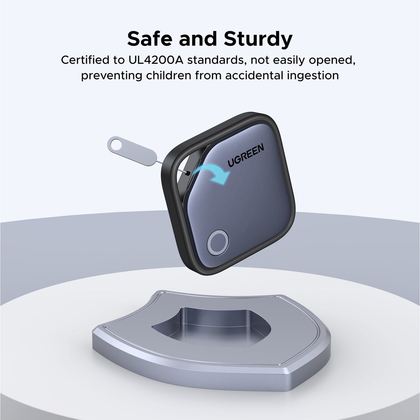 UGREEN SmartTag Pro Smart CM916 (75646P), Musta