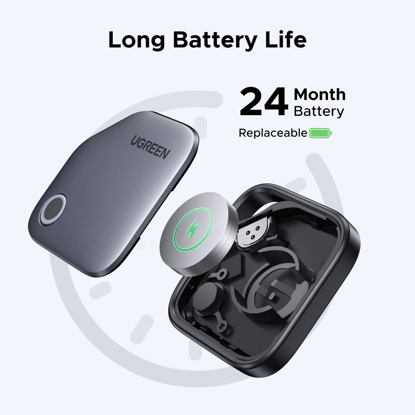 UGREEN SmartTag Pro Smart CM916 (75646P), Musta