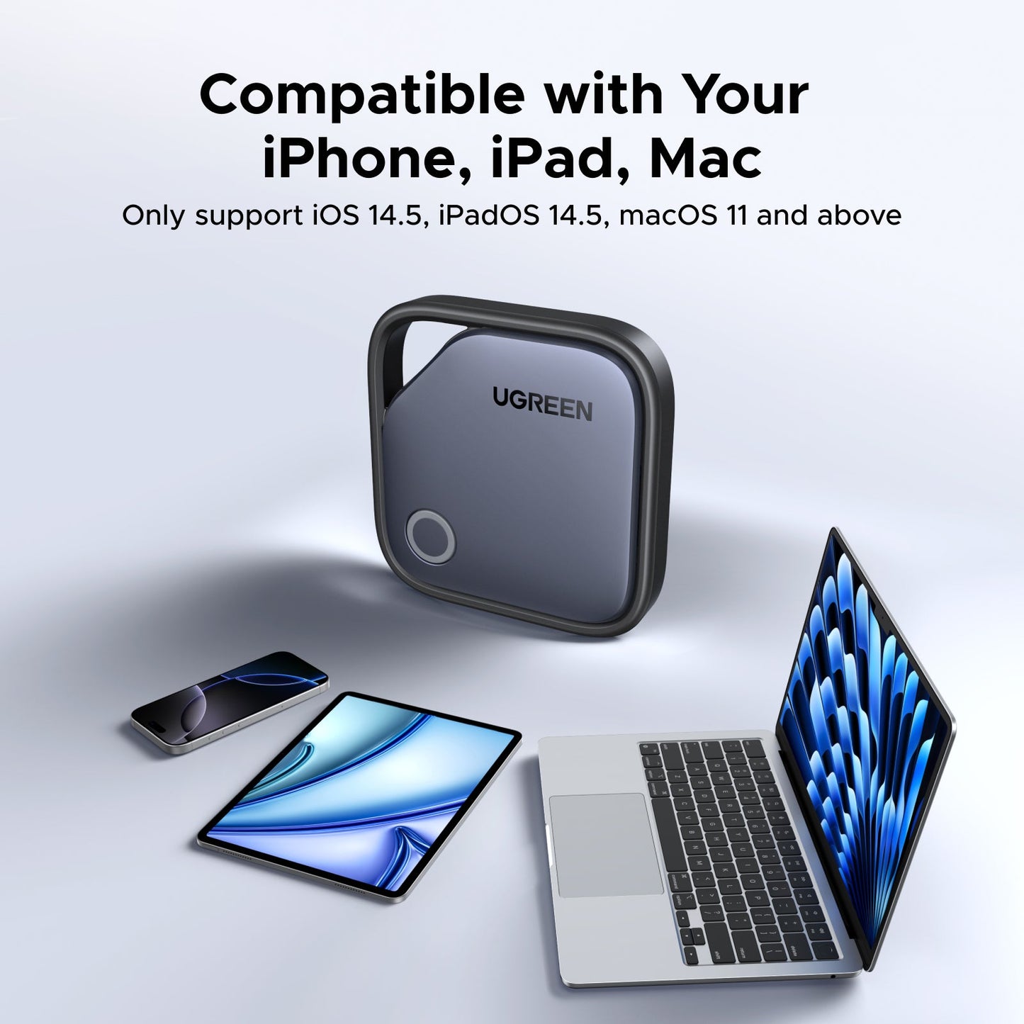 UGREEN SmartTag Pro Smart CM916 (75646P), Musta
