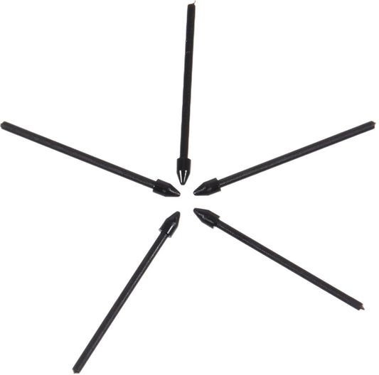 OEM-kosketuskynän kärki Samsung Galaxy S24 Ultra S928 / S23 Ultra S918 / S22 Ultra 5G S908 / S21 Ultra 5G G998, 5 kappaleen setti, Musta