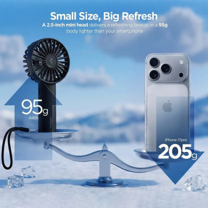 Kannettava tuuletin Spigen A905, musta AHP10454