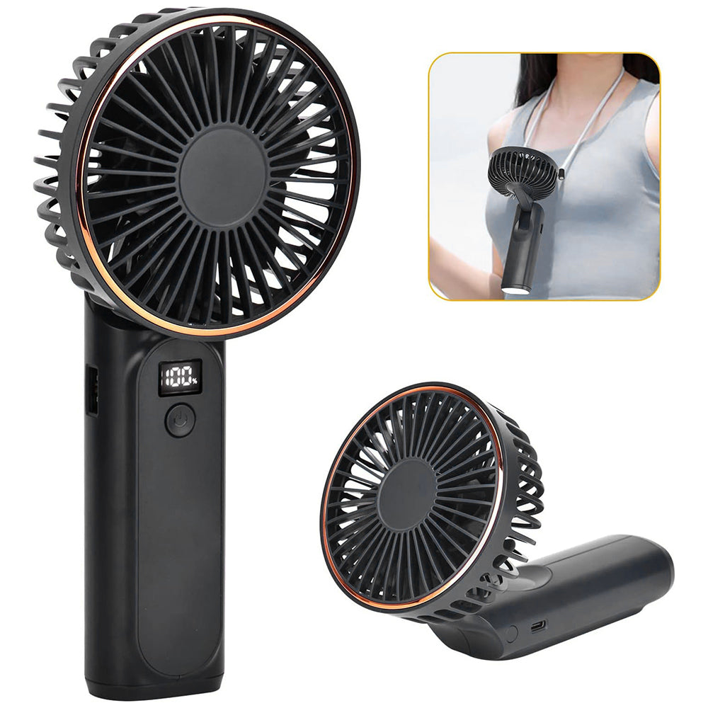 Kannettava tuuletin Techsuit M12, musta