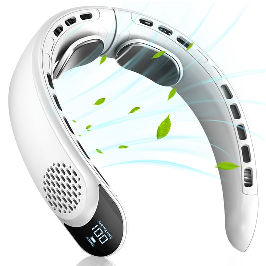 Kannettava tuuletin Techsuit S8, valkoinen