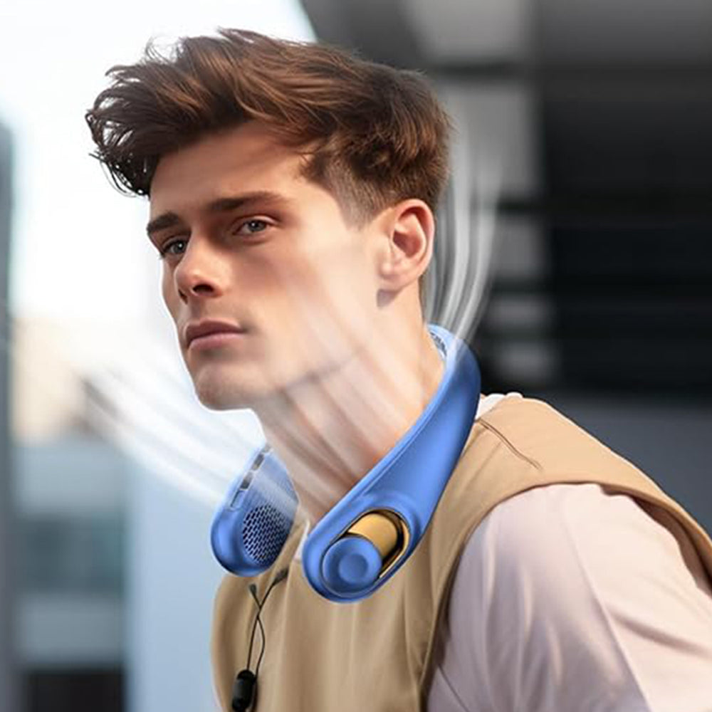 Kannettava tuuletin Techsuit S9, sininen