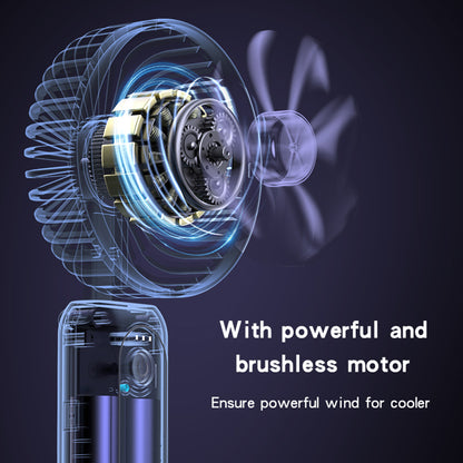 Kannettava tuuletin Yesido YF10, Musta