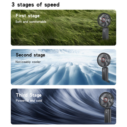 Kannettava tuuletin Yesido YF10, Musta