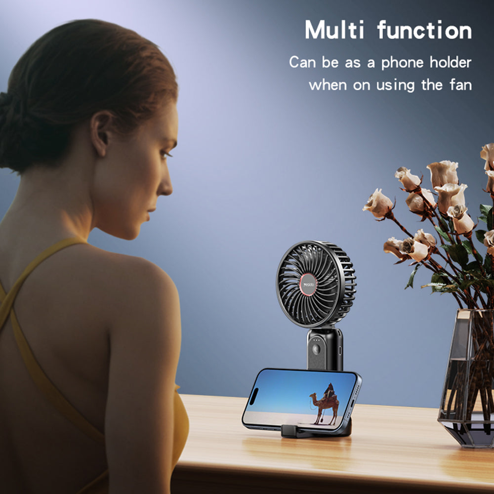 Kannettava tuuletin Yesido YF10, Musta