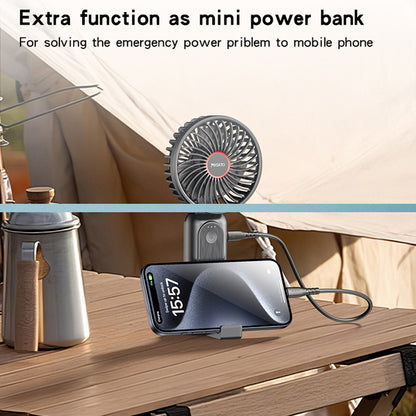 Kannettava tuuletin Yesido YF10, Musta