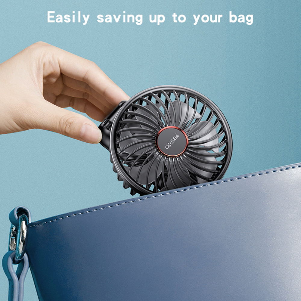 Kannettava tuuletin Yesido YF10, Musta