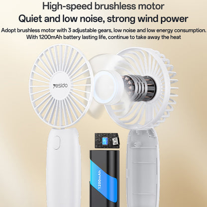 Yesido YF15 Portable Fan, Black