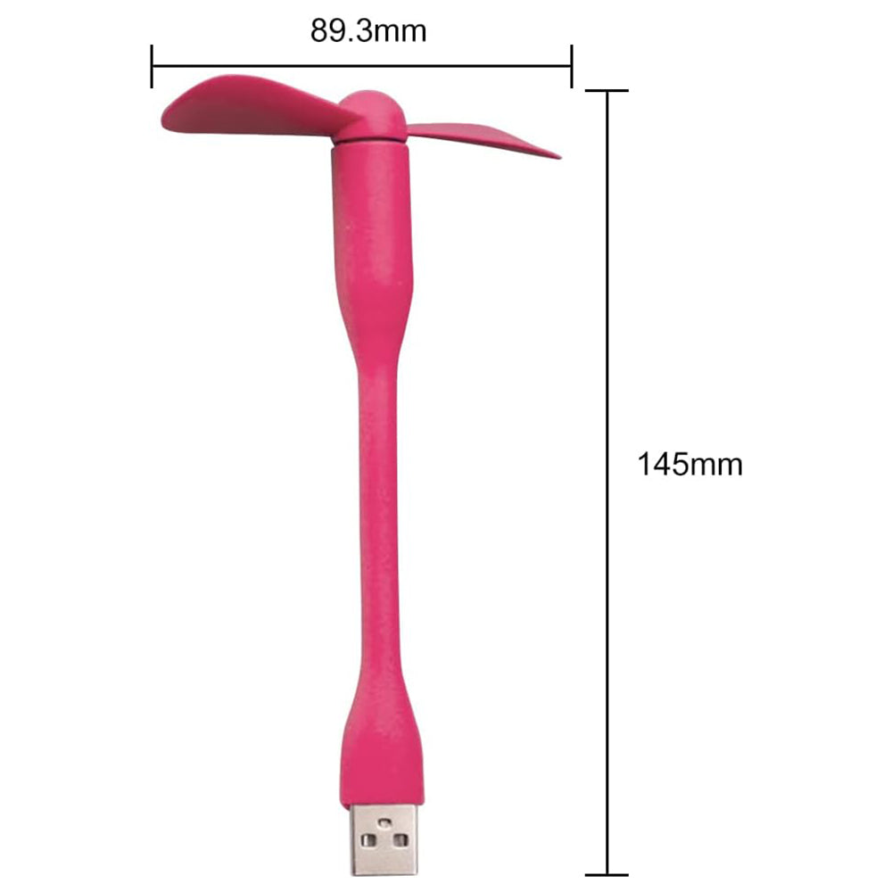 USB-tuulettimen Techsuit TUF1, vaaleanpunainen