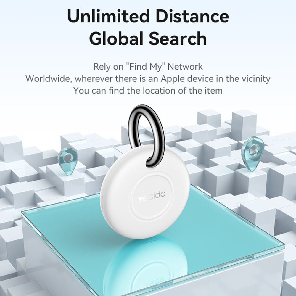 Yesido SmartTag EC14 iOS-sarjalle, Valkoinen