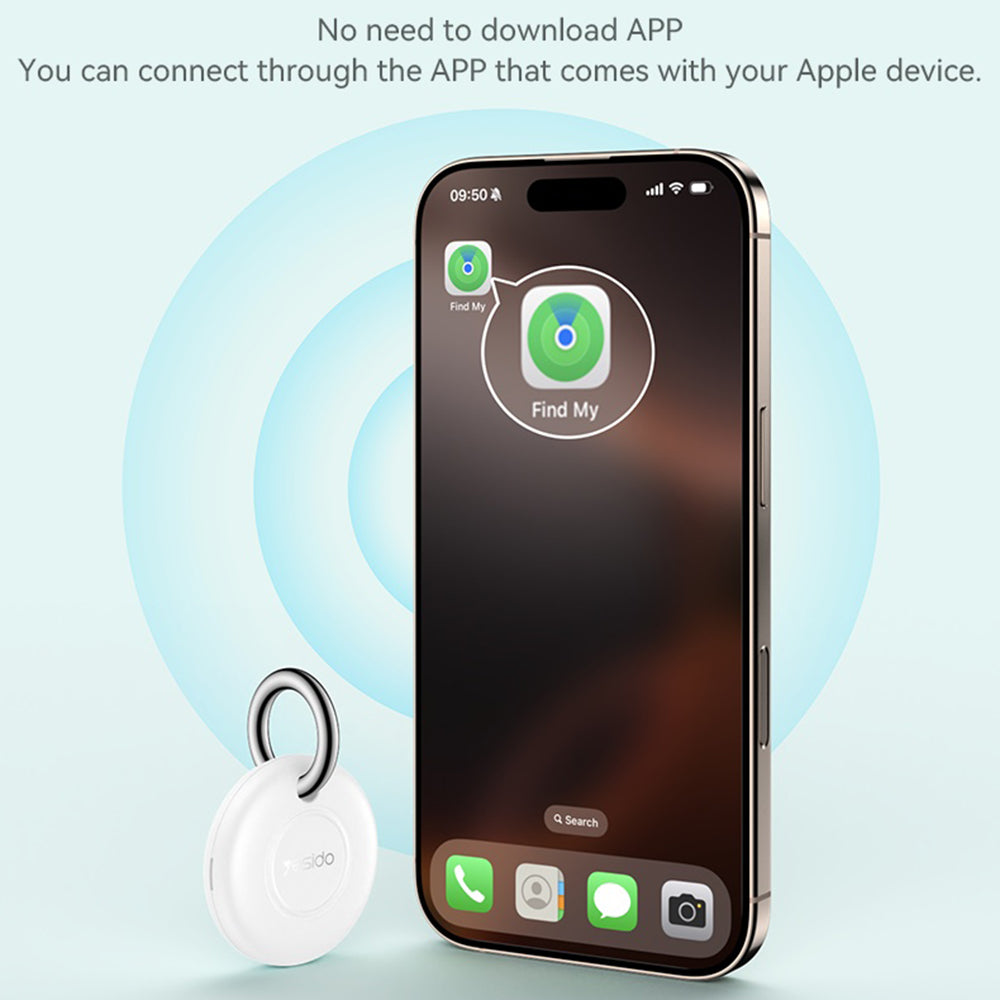 Yesido SmartTag EC14 iOS-sarjalle, Valkoinen