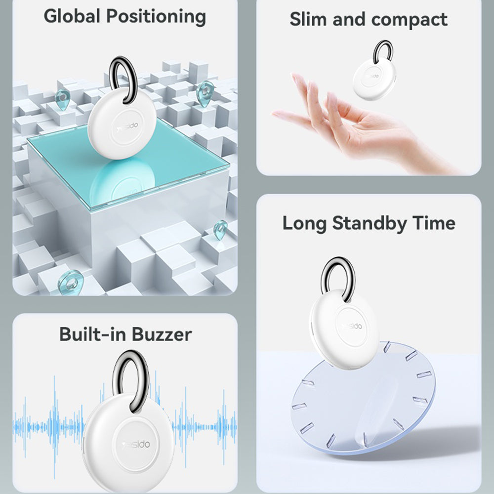 Yesido SmartTag EC14 iOS-sarjalle, Valkoinen