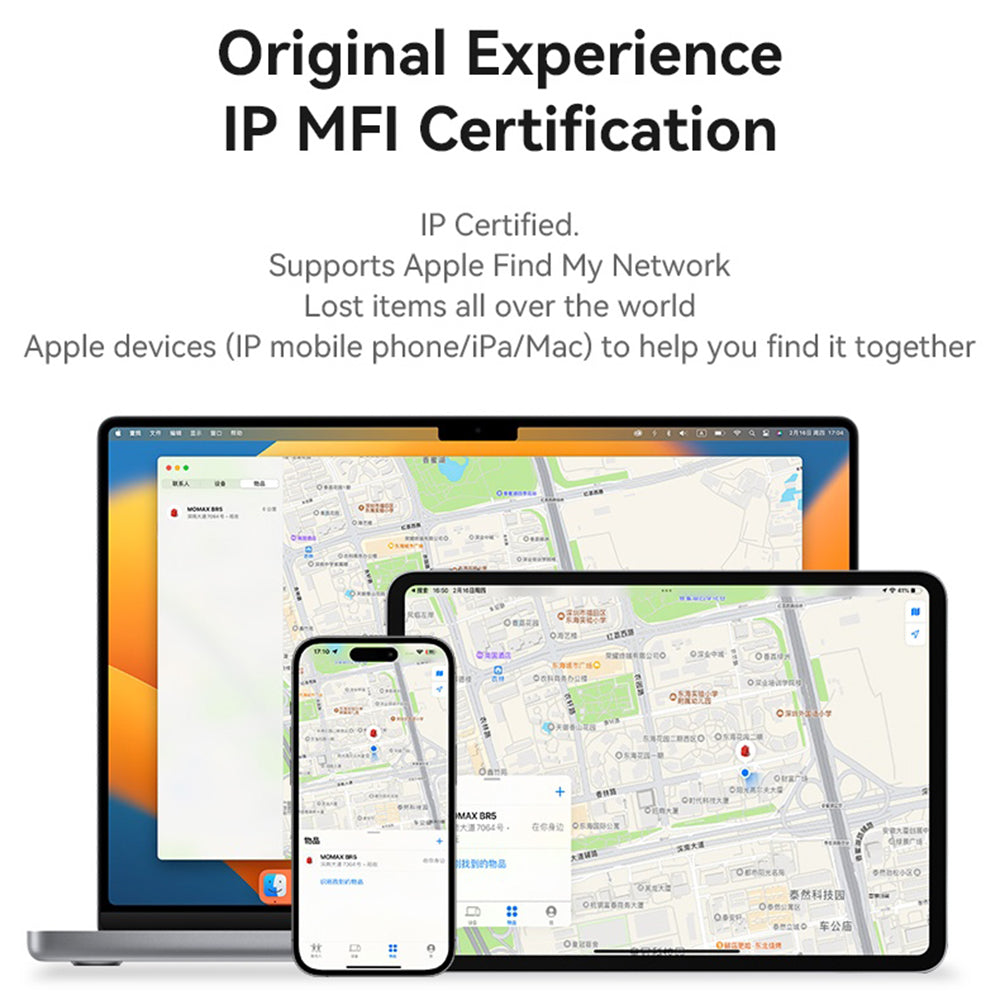 Yesido SmartTag EC14 iOS-sarjalle, Valkoinen